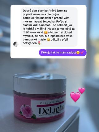 Děkujeme💕 #recenze #olejovemaslo_ruze #natural #handmade #antiaging @delight_by_yvona