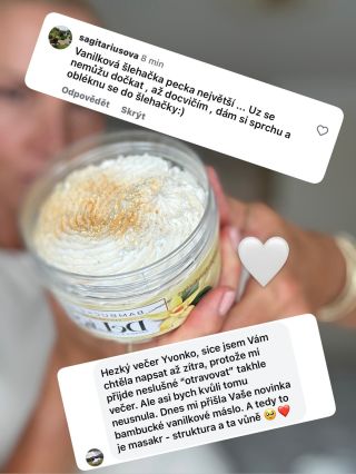 Šlehačkové máslo s vůní vanilky👆🙃🤍 Děkujeme😍 @delight_by_yvona #bambuckemaslo #new #handmade #natural #antiaging #recenze